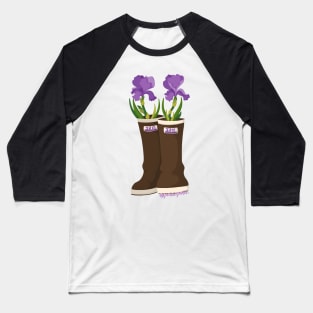 Iris Rain Boots Baseball T-Shirt